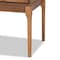 Baxton Studio Ramiel MidCentury Modern Ash Walnut Finished Wood and Rattan 1Drawer Nightstand 215-12425-ZORO - alternate 8